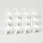 Panton Chairs, White, 1:200 (12 pcs)