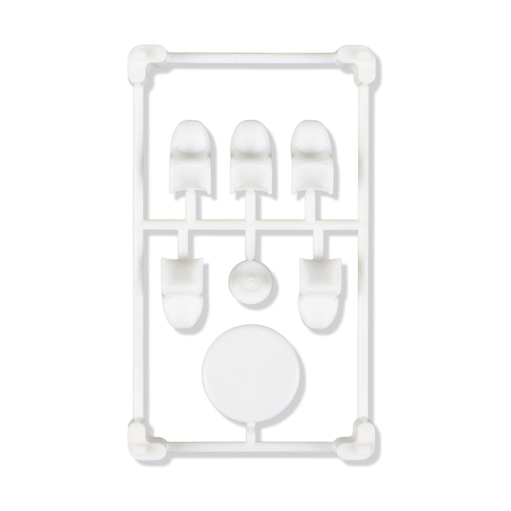 SCZ50-50101-5-2 Panton Chairs W/ Table White 1:50 (5 pcs)