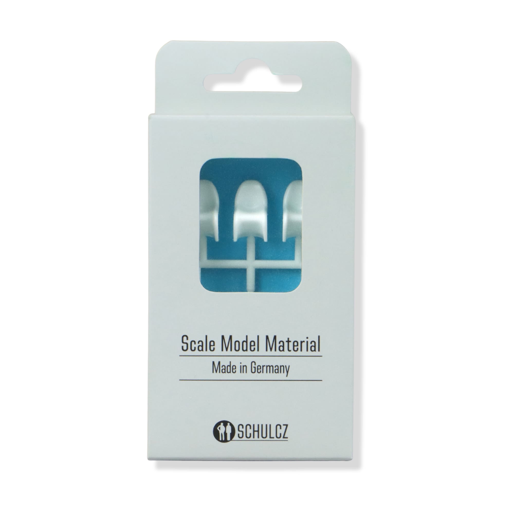 SCZ50-50101-5-4 Panton Chairs W/ Table White 1:50 (5 pcs)