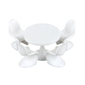 Panton Chairs with Table, White, 1:33 (5 pcs)