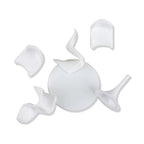 Panton Chairs with Table, White, 1:33 (5 pcs)