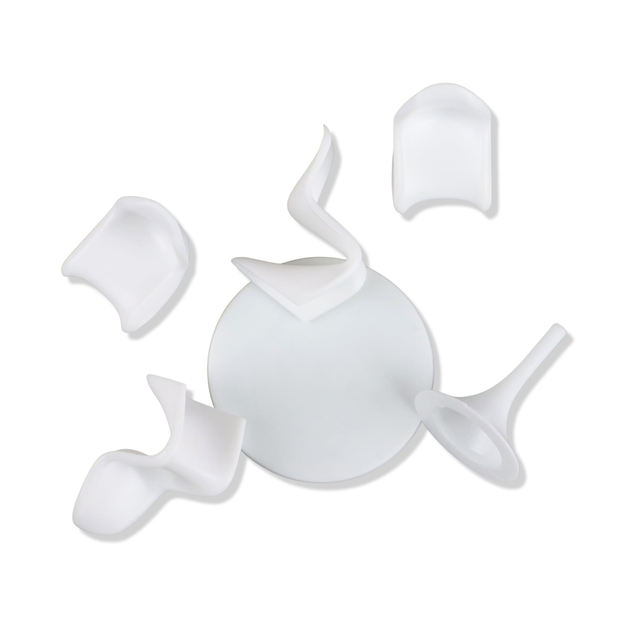 Panton Chairs with Table, White, 1:33 (5 pcs)