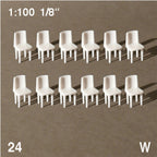 SCZ54-12141-24-1 [file:SCZ54-12141-24-1.jpg] Chairs White 1:100 (24 pcs)