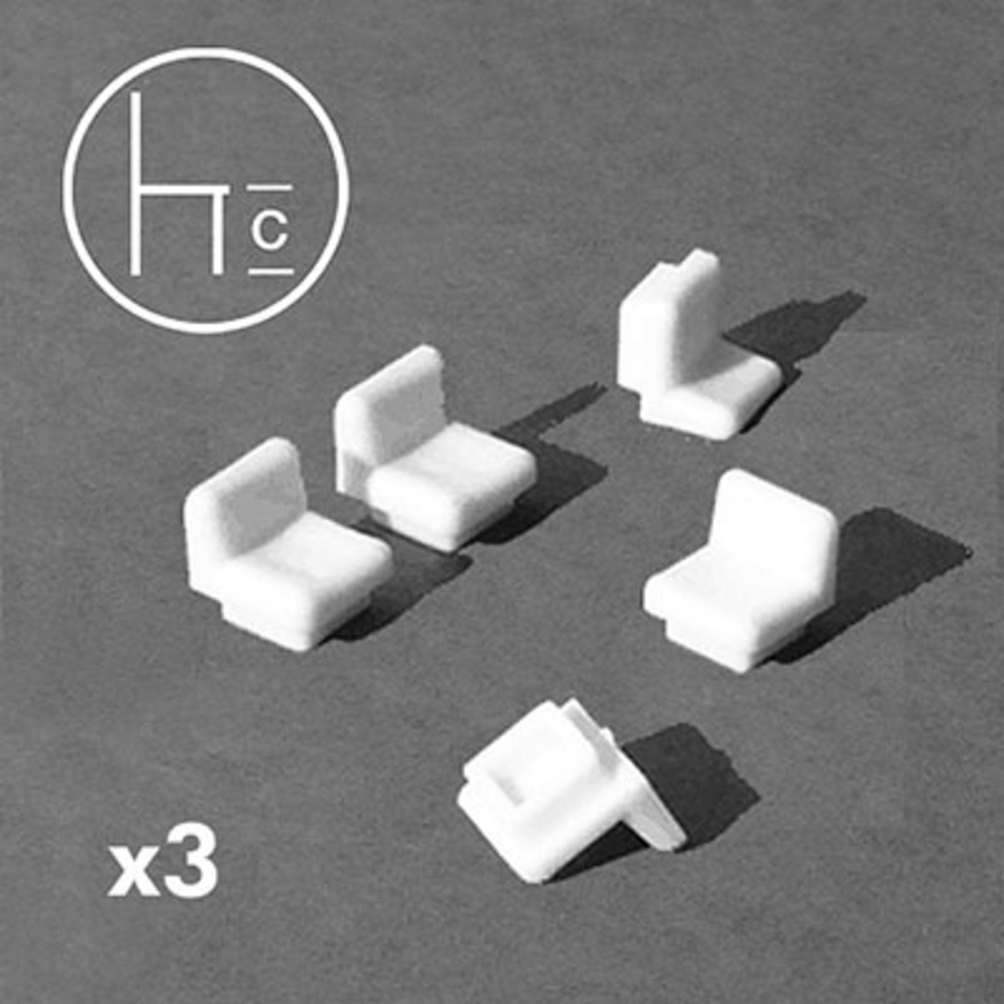 SCZ54-17041-15 [file:SCZ54-17041-15-1.jpg] Lounge Chairs White 1:100 (15 pcs)