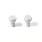 Toilet, White, 1:25 (2 pcs)