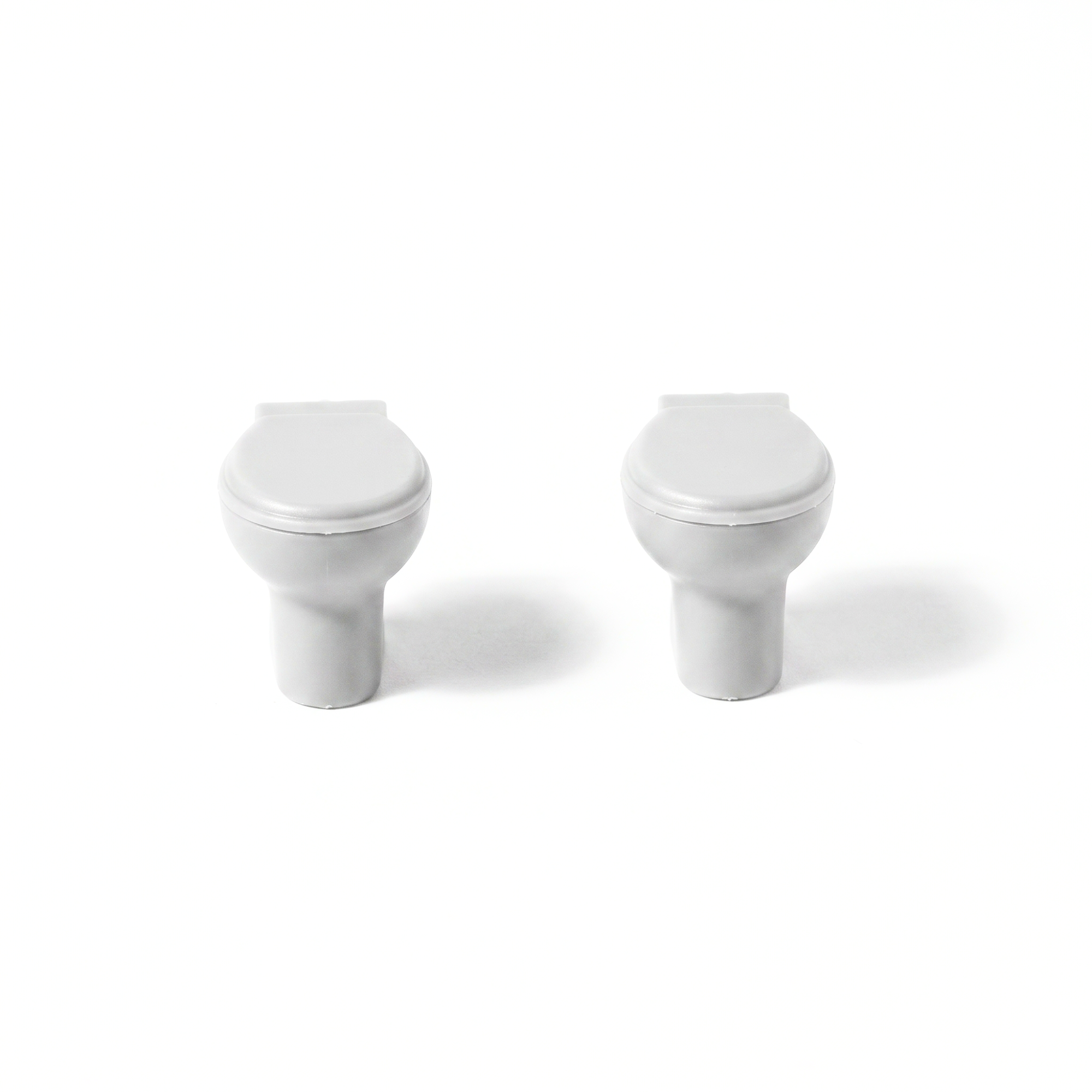 Toilet, White, 1:25 (2 pcs)