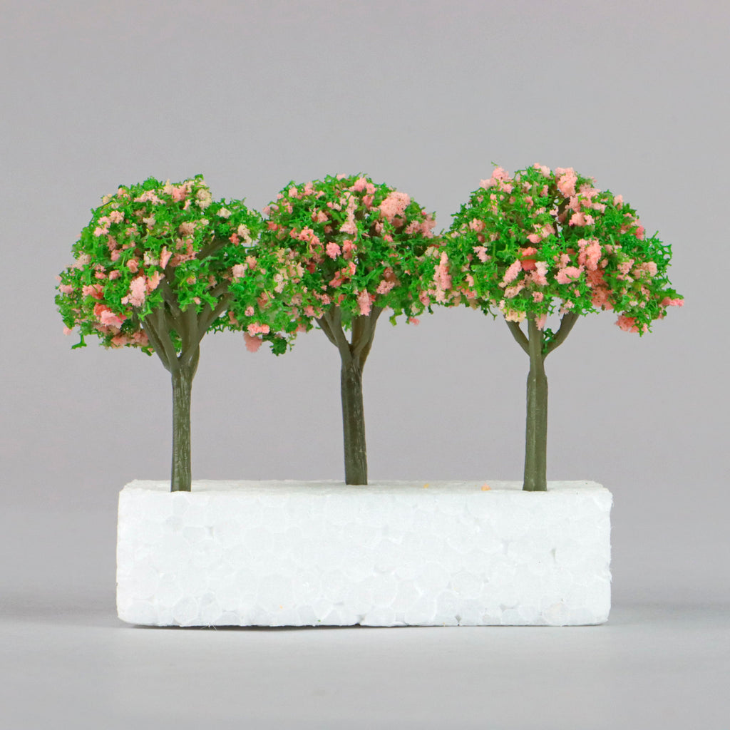 SCZ71-31750-3 [file:SCZ71-31750-3-1.jpg] Cherry Trees Green W/ Cherry Rose 50mm (3 pcs)