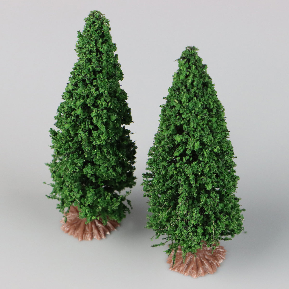 Pine Trees, Flax On Metal Wire