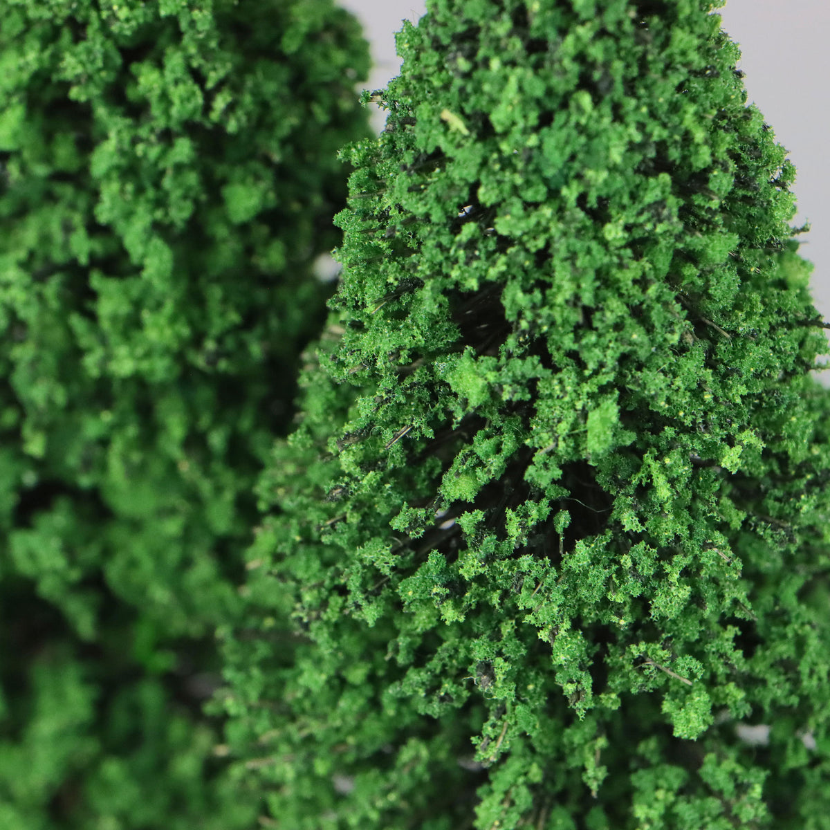Pine Trees, Flax On Metal Wire