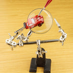 SHSPCL2228-5 [file:SHSPCL2228-5.jpg] Helping Hand With Glass Magnifier