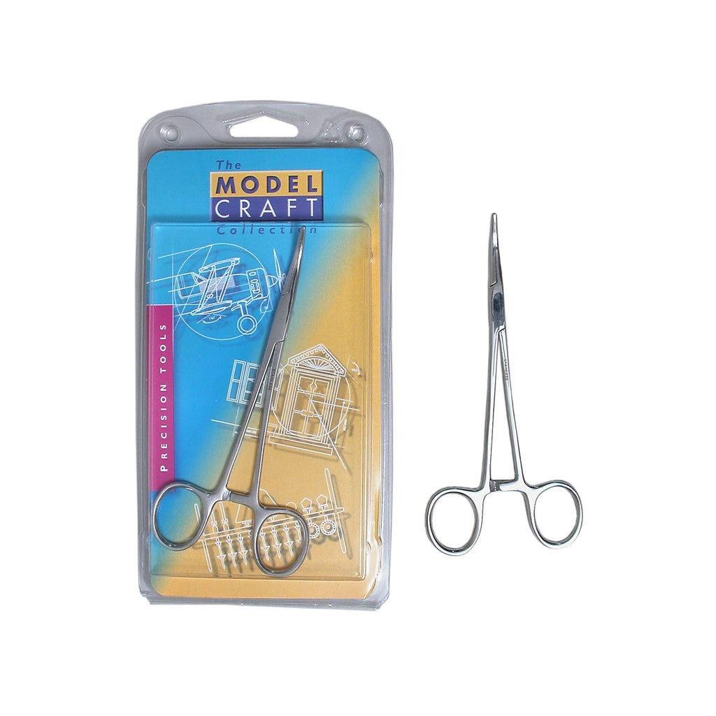 SHSPCL5046-2 [file:SHSPCL5046-2.jpg] Locking Forceps, 150mm Curved (PCl5046)