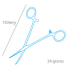 SHSPCL5046-4 [file:SHSPCL5046-4.jpg] Locking Forceps, 150mm Curved (PCl5046)