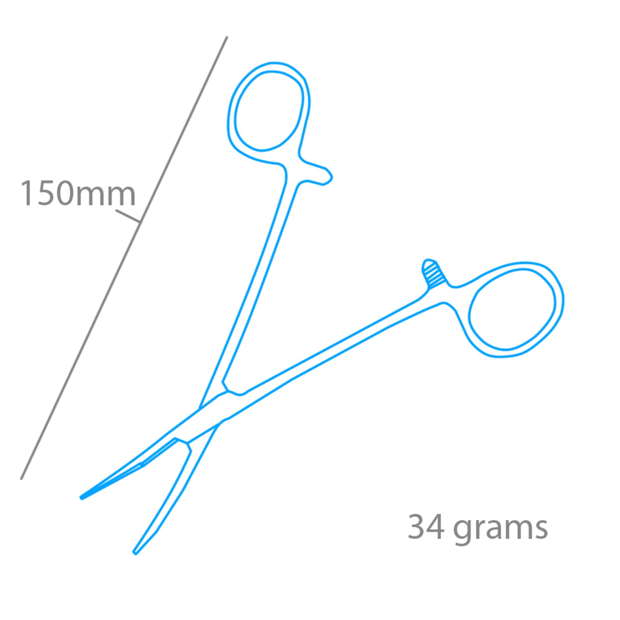 SHSPCL5046-4 [file:SHSPCL5046-4.jpg] Locking Forceps, 150mm Curved (PCl5046)