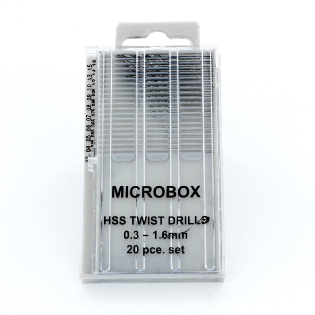 SHSPDR4001 [file:SHSPDR4001-1.jpg] Microbox Drill Set, 0.3-1.6mm (20 pcs) (PDR4001)
