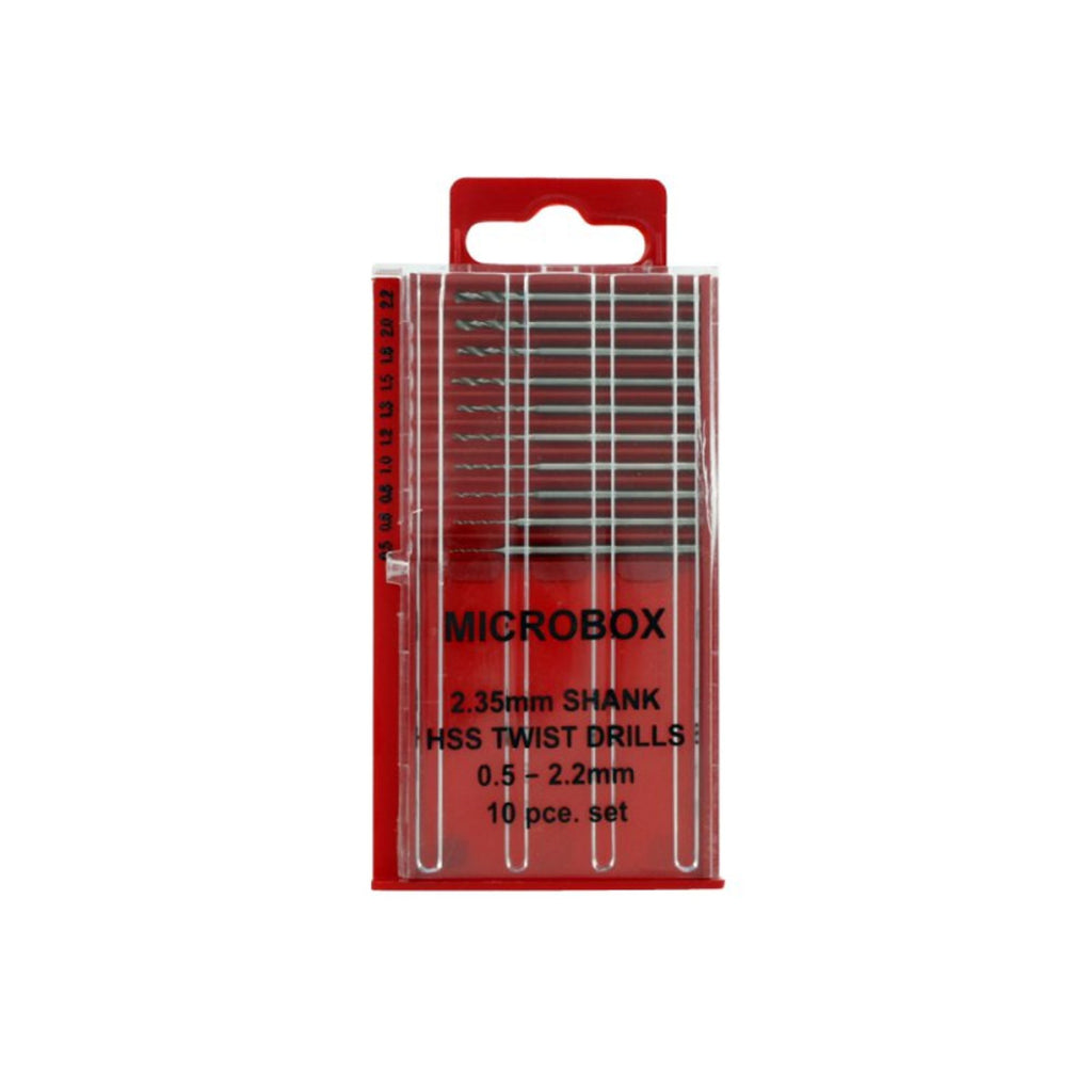 SHSPDR4005 [file:SHSPDR4005-1.jpg] Microbox Shanked Drill Set (10)