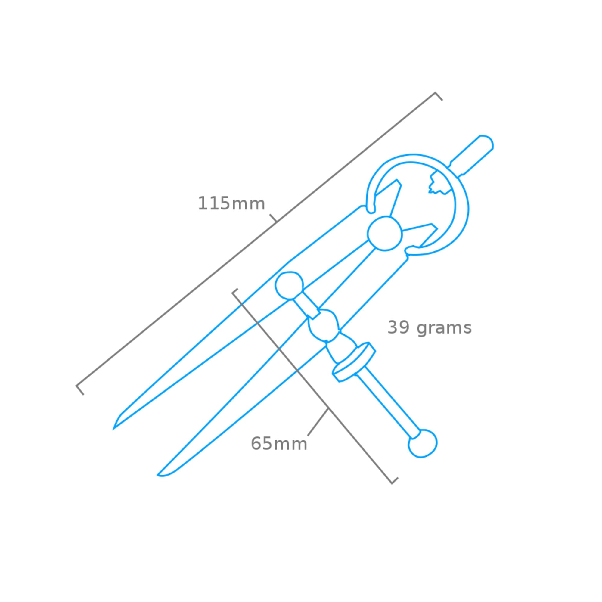 SHSPDV6713-3-4 [file:SHSPDV6713-3-4.jpg] Inside Calipers 3in (75mm) (Pdv6713/3)