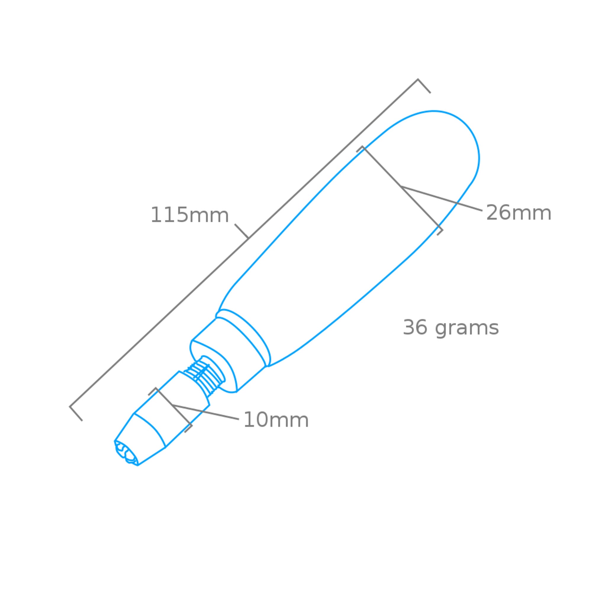 SHSPFL2211-6 [file:SHSPFL2211-6.jpg] Universal Needle File Handle (Pfl2211)