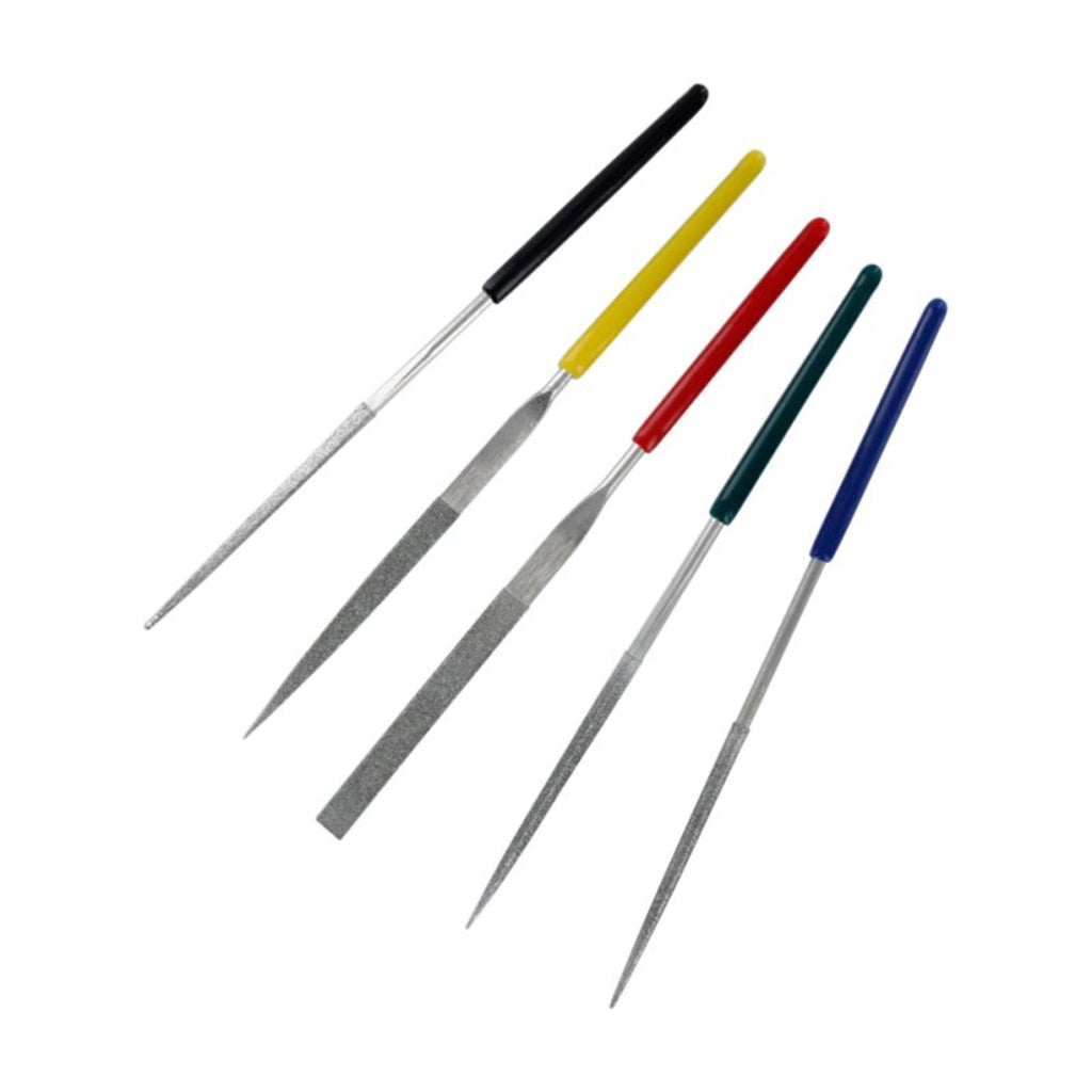 SHSPFL6007 [file:SHSPFL6007-1.jpg] Diamond Needle Files (Set of 5) (Pfl6007)