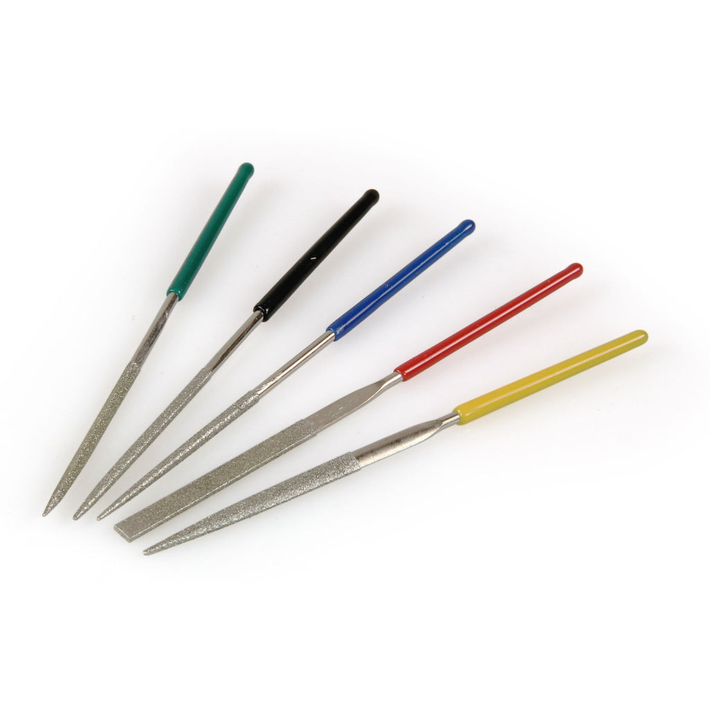SHSPFL6007-5 [file:SHSPFL6007-5.jpg] Diamond Needle Files (Set of 5) (Pfl6007)