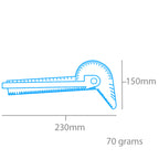SHSPGA5001-5 [file:SHSPGA5001-5.jpg] Angle Rule & Gauge 5 in 1 (PGA5001)