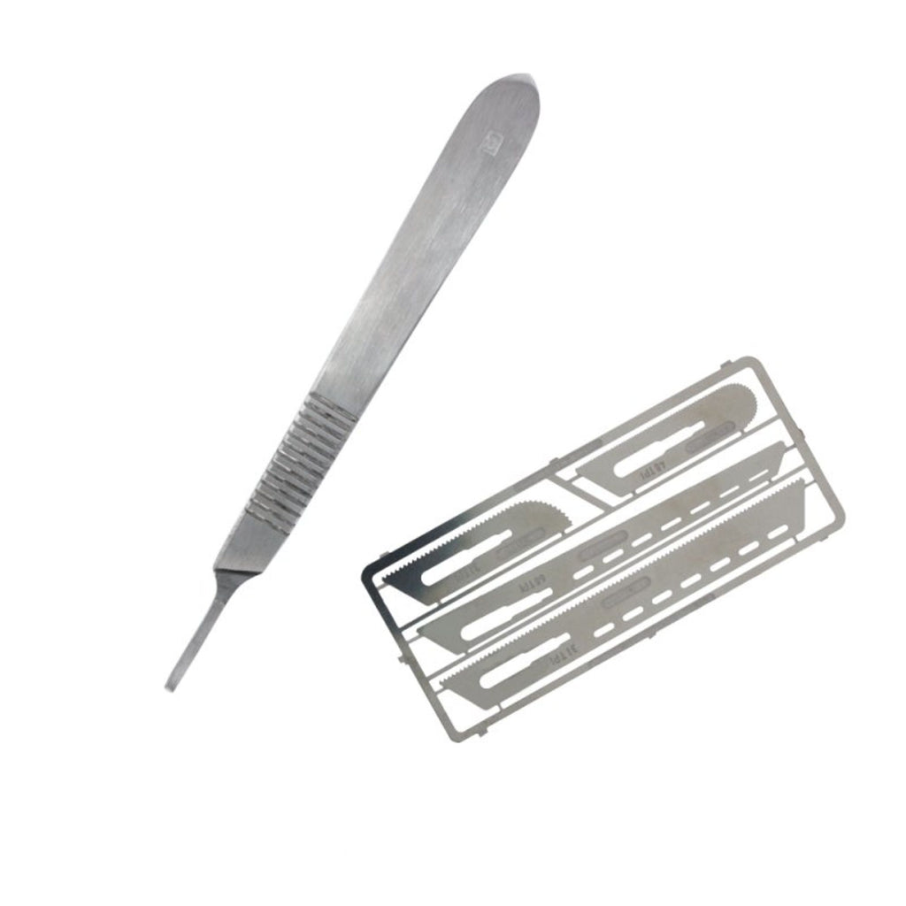 SHSPKN0008-K [file:SHSPKN0008-K-1.jpg] Saw Set No.1 + Scalpel Handle No3 (Pkn0008/K)
