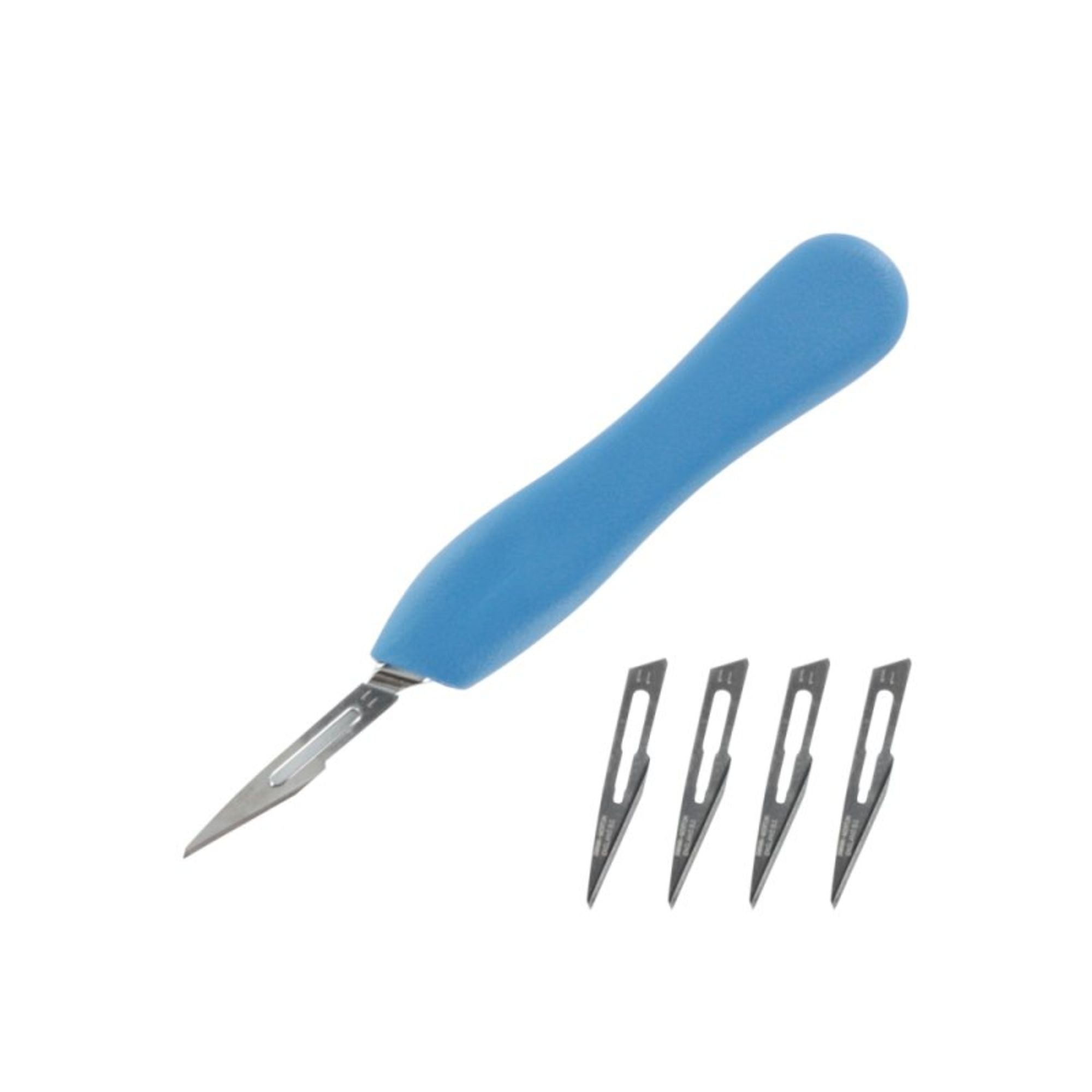 SHSPKN5002-11-1 [file:SHSPKN5002-11-1.jpg] Plastic Scalpel Handle + No11 Blades (Pkn5002/11