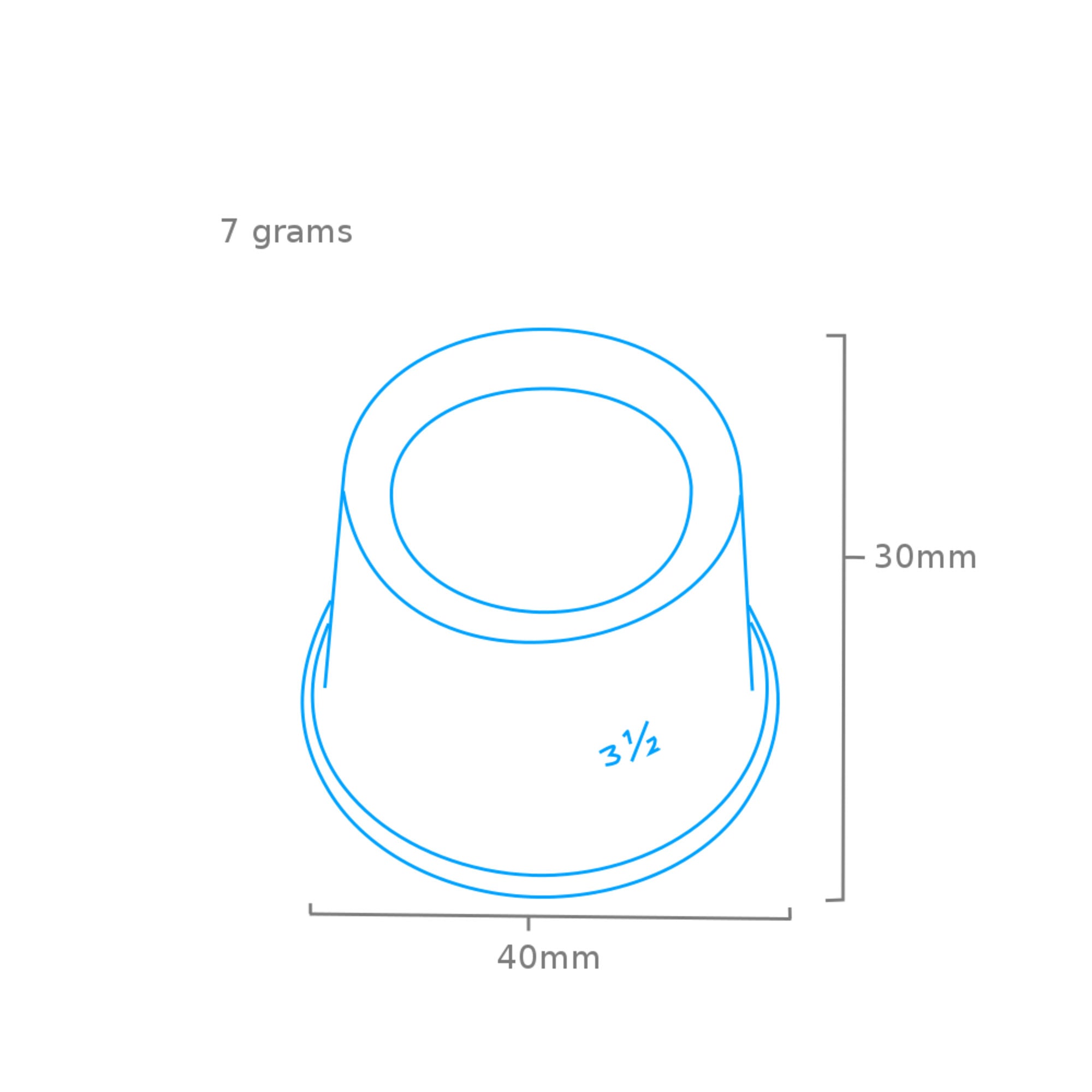 SHSPOP1035-3 [file:SHSPOP1035-3.jpg] Plastic Loupe/Eye Glass (POP1035)