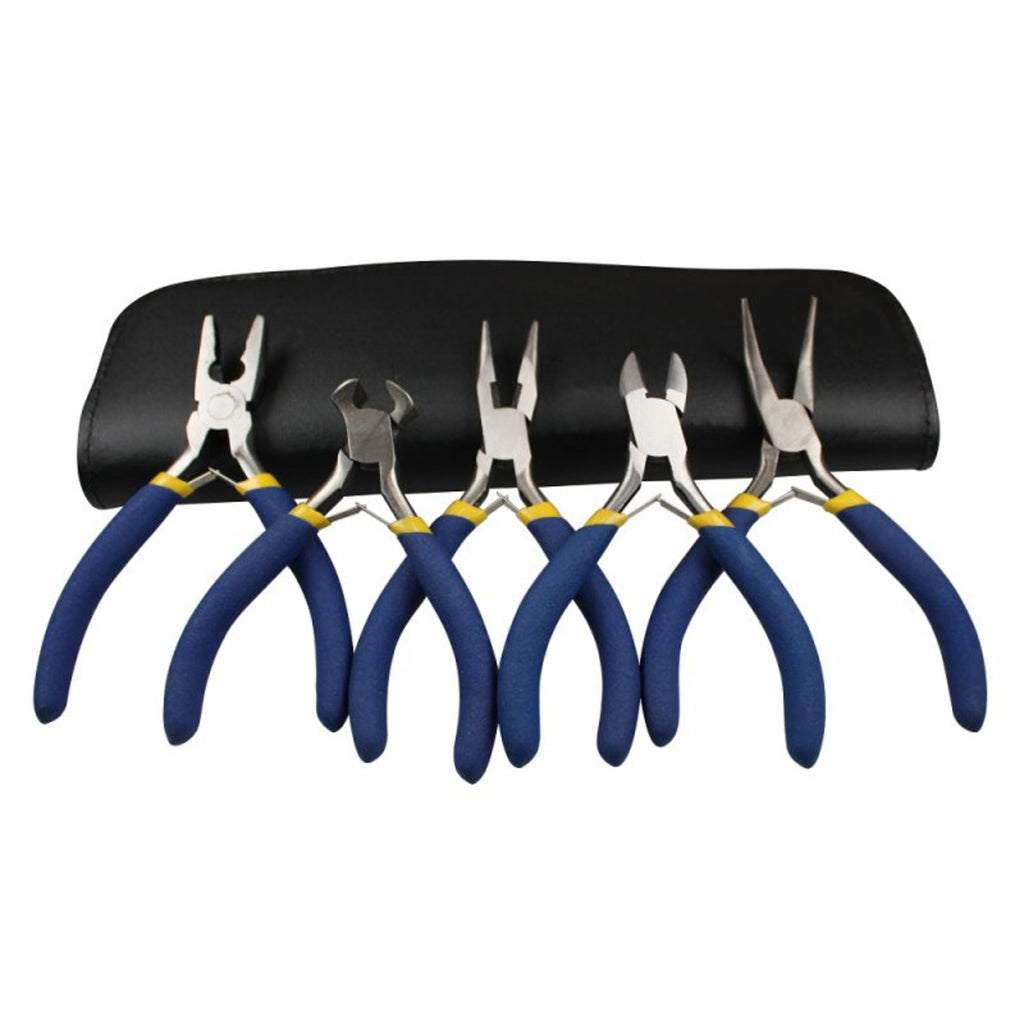 SHSPPL6000 [file:SHSPPL6000-1.jpg] Mini Plier Set & Case (5 pcs) (Ppl6000)