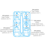SHSPPL6000-4 [file:SHSPPL6000-4.jpg] Mini Plier Set & Case (5 pcs) (Ppl6000)