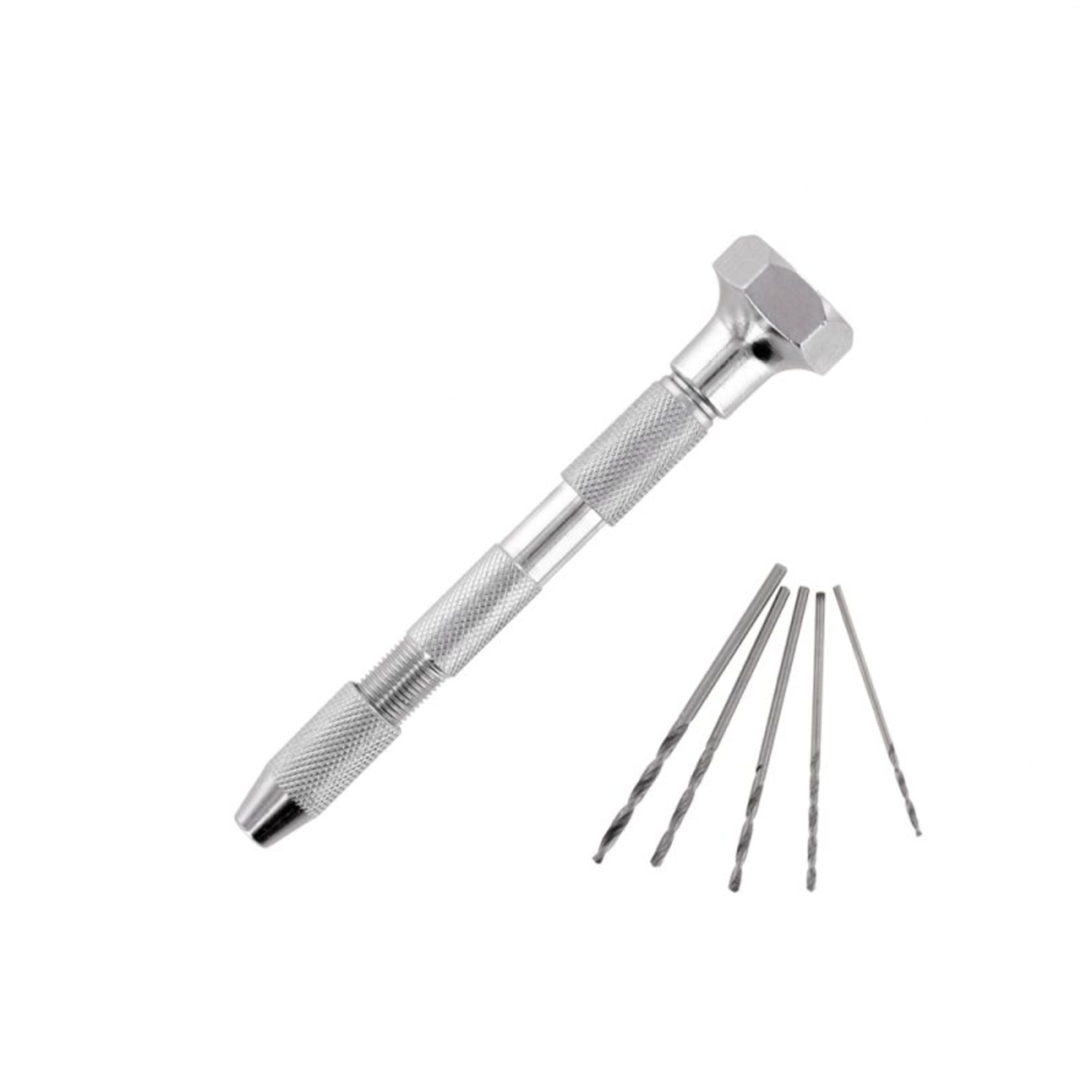 SHSPPV2237-D [file:SHSPPV2237-D-1.jpg] Pin Vice - Double Ended, Swivel Top +5 Drills