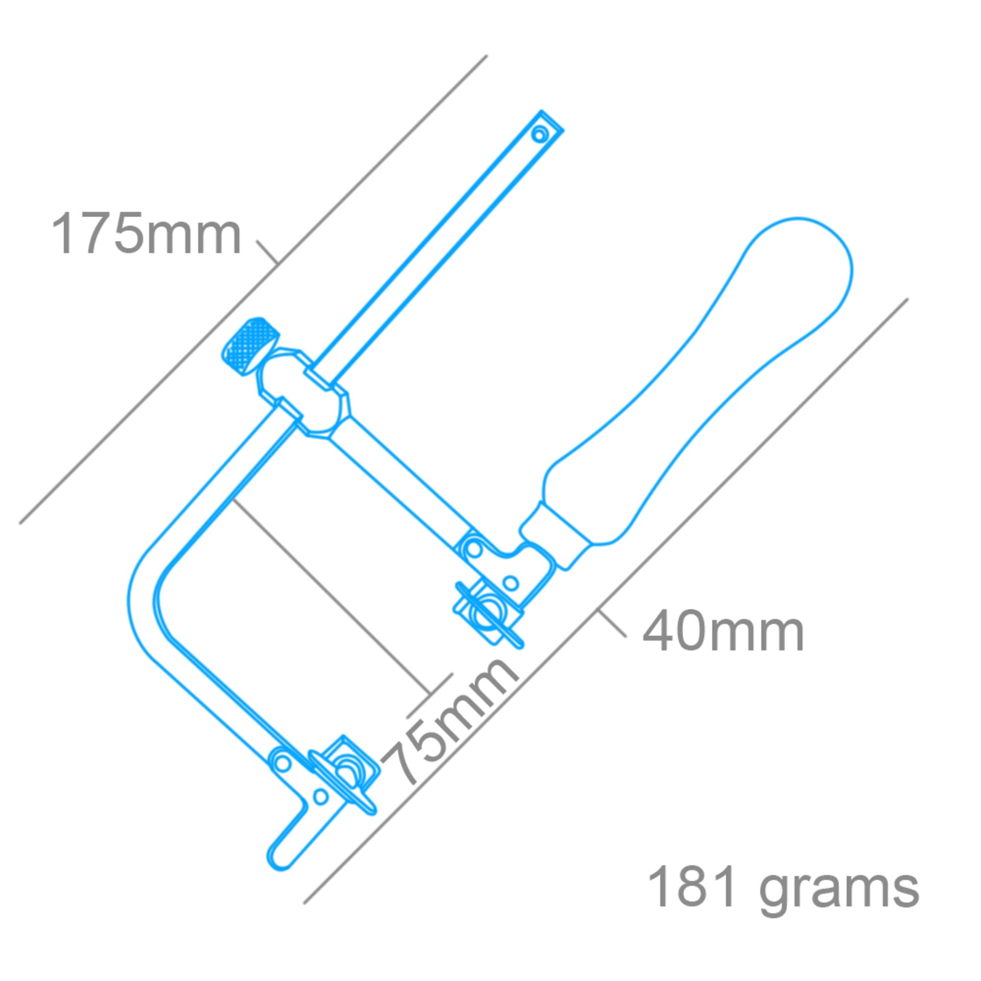 SHSPSA5040-4 [file:SHSPSA5040-4.jpg] Piercing Saw Frame Adjustable (Psa5040)