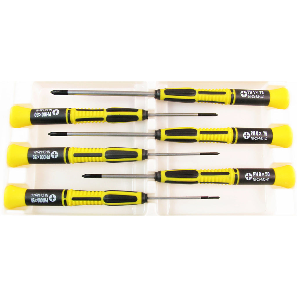 SHSPSD1602-3 [file:SHSPSD1602-3.jpg] Phillips Screw Driver Set (6 pcs) (PSD1602)
