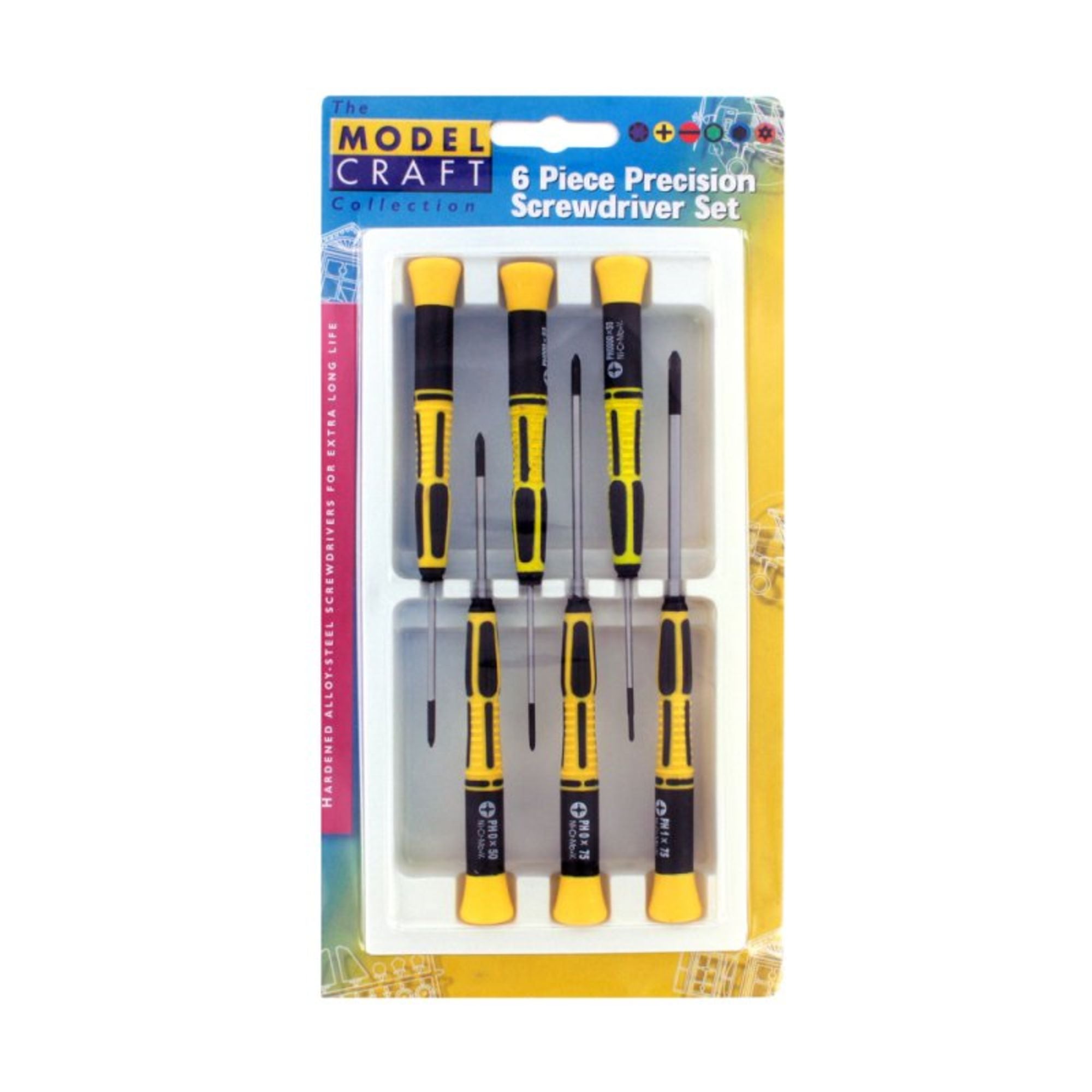 SHSPSD1602-4 [file:SHSPSD1602-4.jpg] Phillips Screw Driver Set (6 pcs) (PSD1602)
