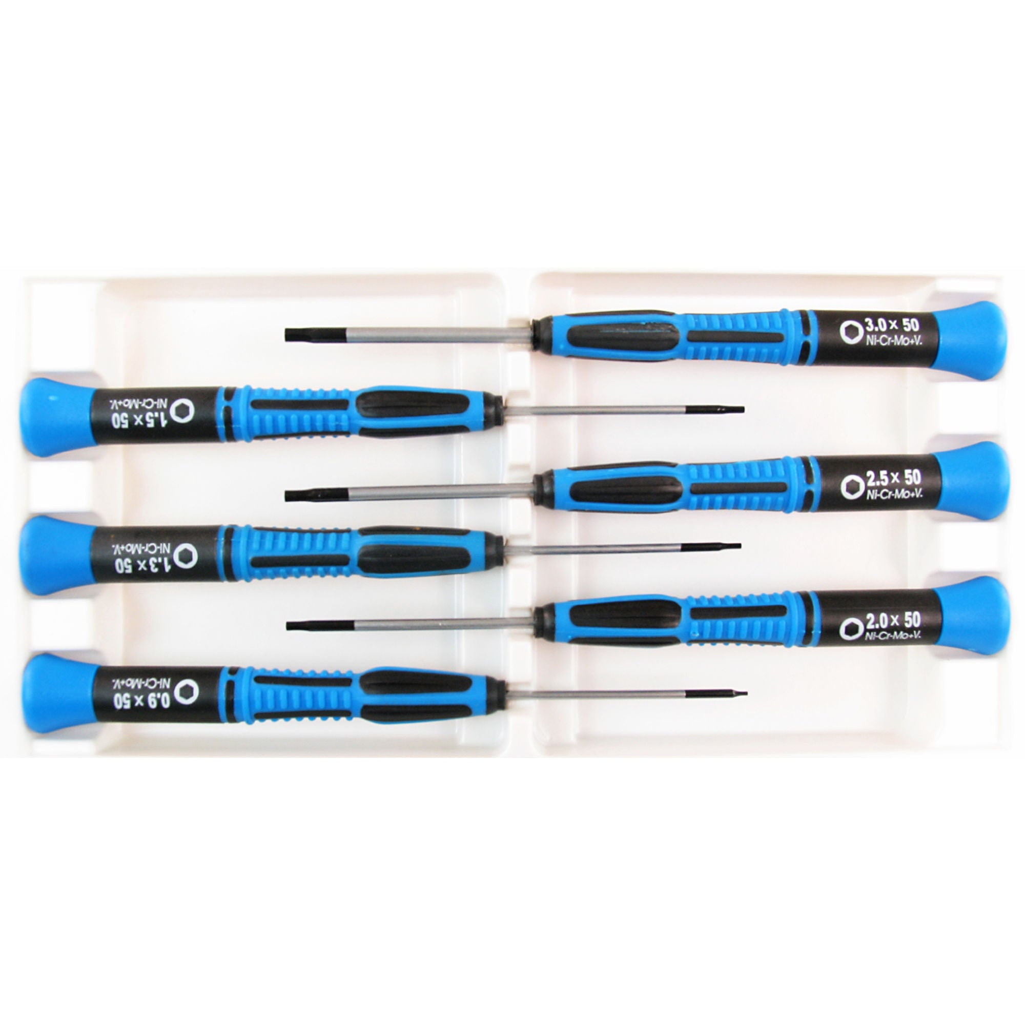 SHSPSD1606-3 [file:SHSPSD1606-3.jpg] Hex Key Driver Set (6 pcs) PSD1606