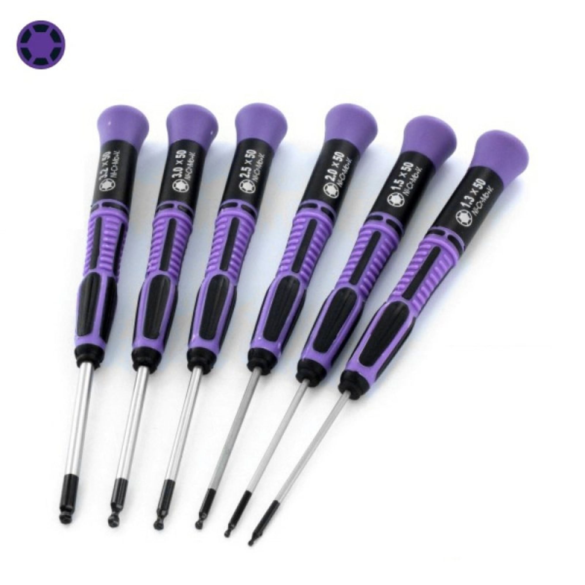 SHSPSD1607-1 [file:SHSPSD1607-1.jpg] Ball Point Driver Set (6 pcs) PSD1607