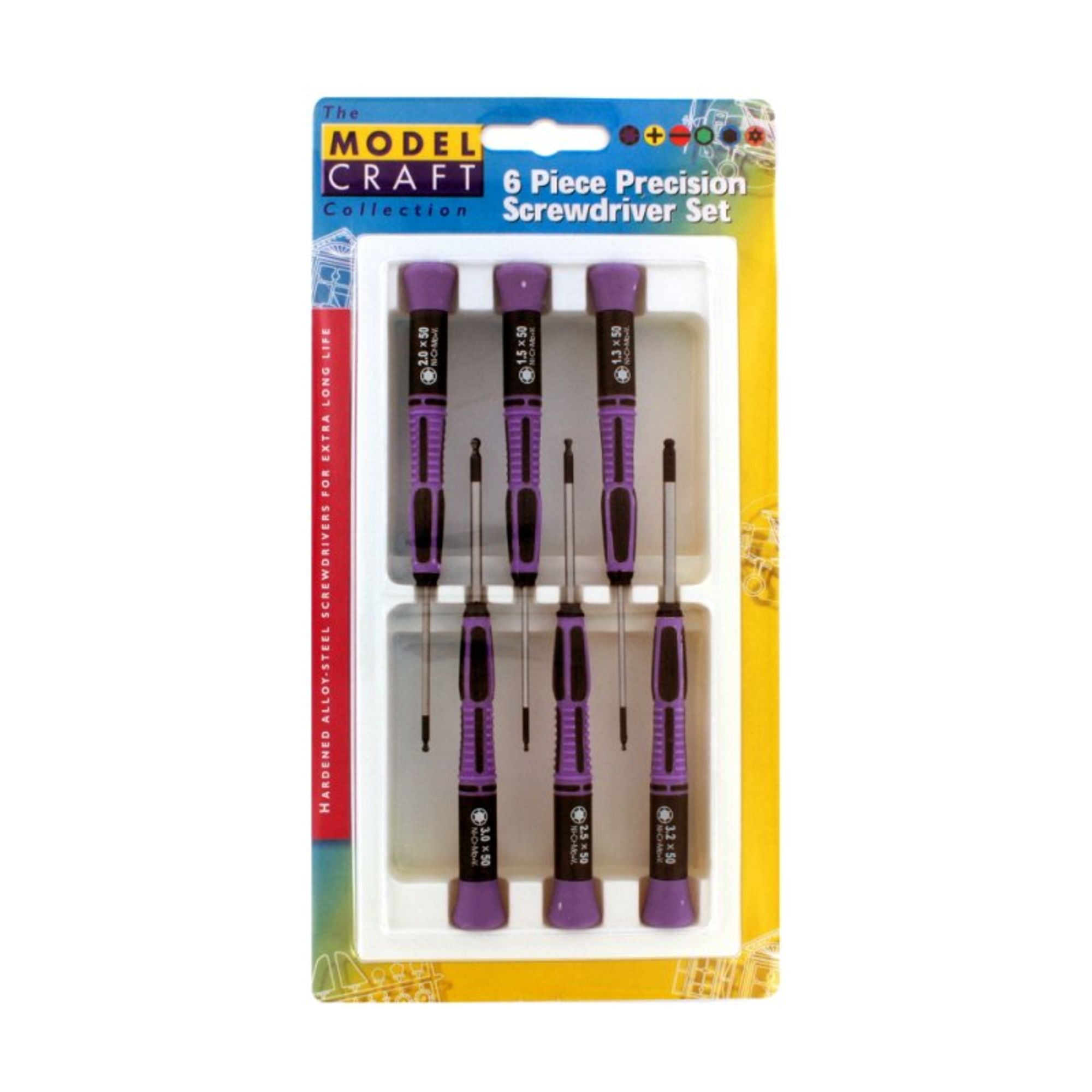 SHSPSD1607-4 [file:SHSPSD1607-4.jpg] Ball Point Driver Set (6 pcs) PSD1607