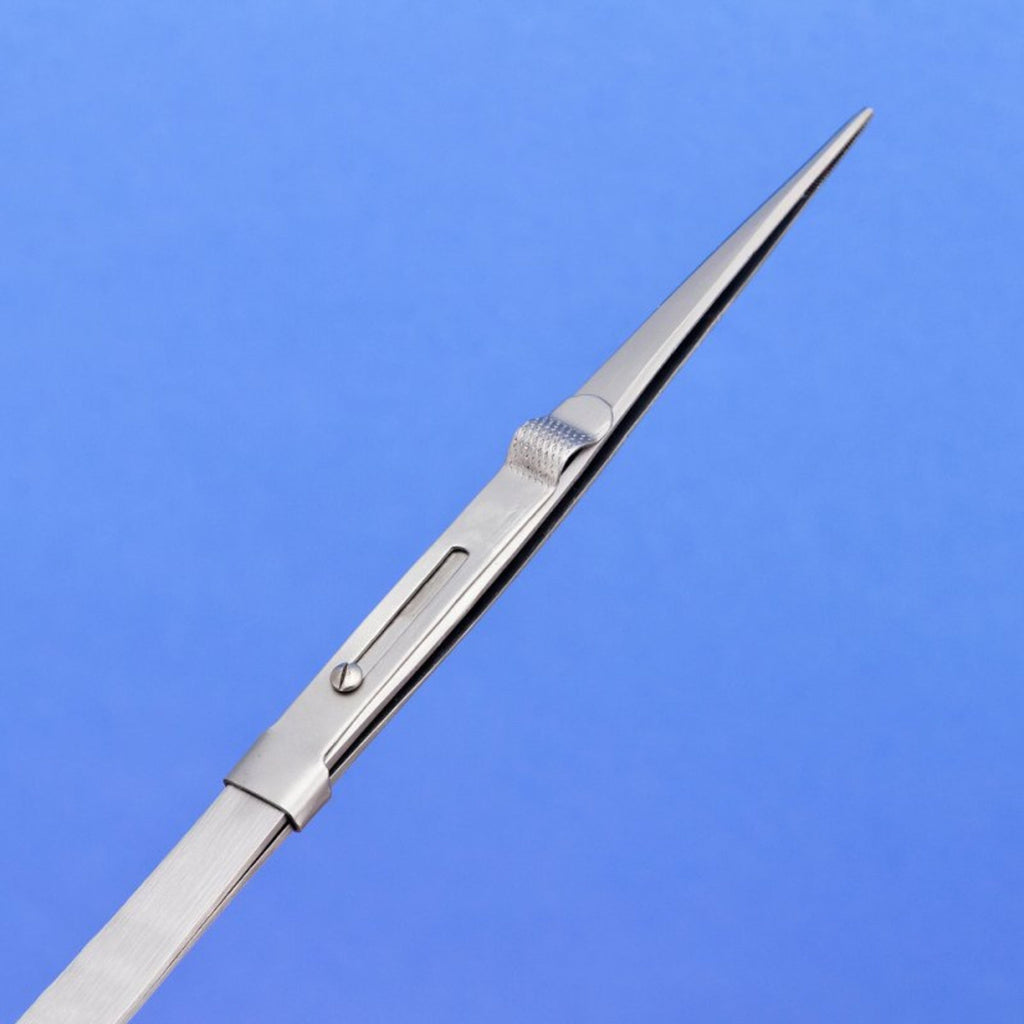 SHSPTW1093-FR-3 [file:SHSPTW1093-FR-3.jpg] Fine Serrated Locking Stainless Steel Tweezers (PTW1093/Fr)