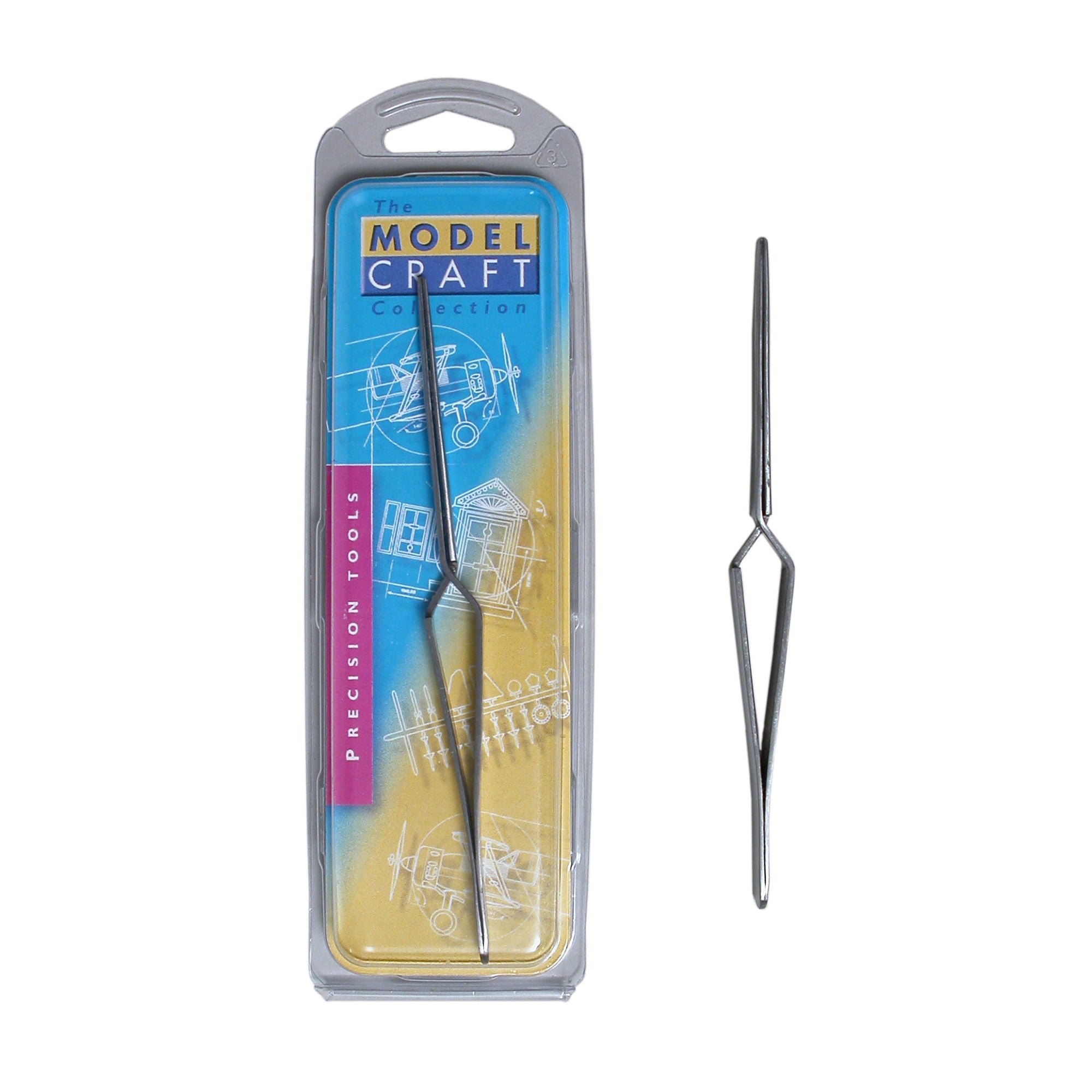 SHSPTW1126-6 [file:SHSPTW1126-6.jpg] Straight Tip Reverse Action Blunt End Tweezers (160mm) (PTW1126)