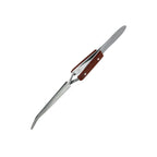 SHSPTW1128 [file:SHSPTW1128-1.jpg] Reverse Action Tweezers Curved Tip/Fibre Grip (160mm) (PTW1128)