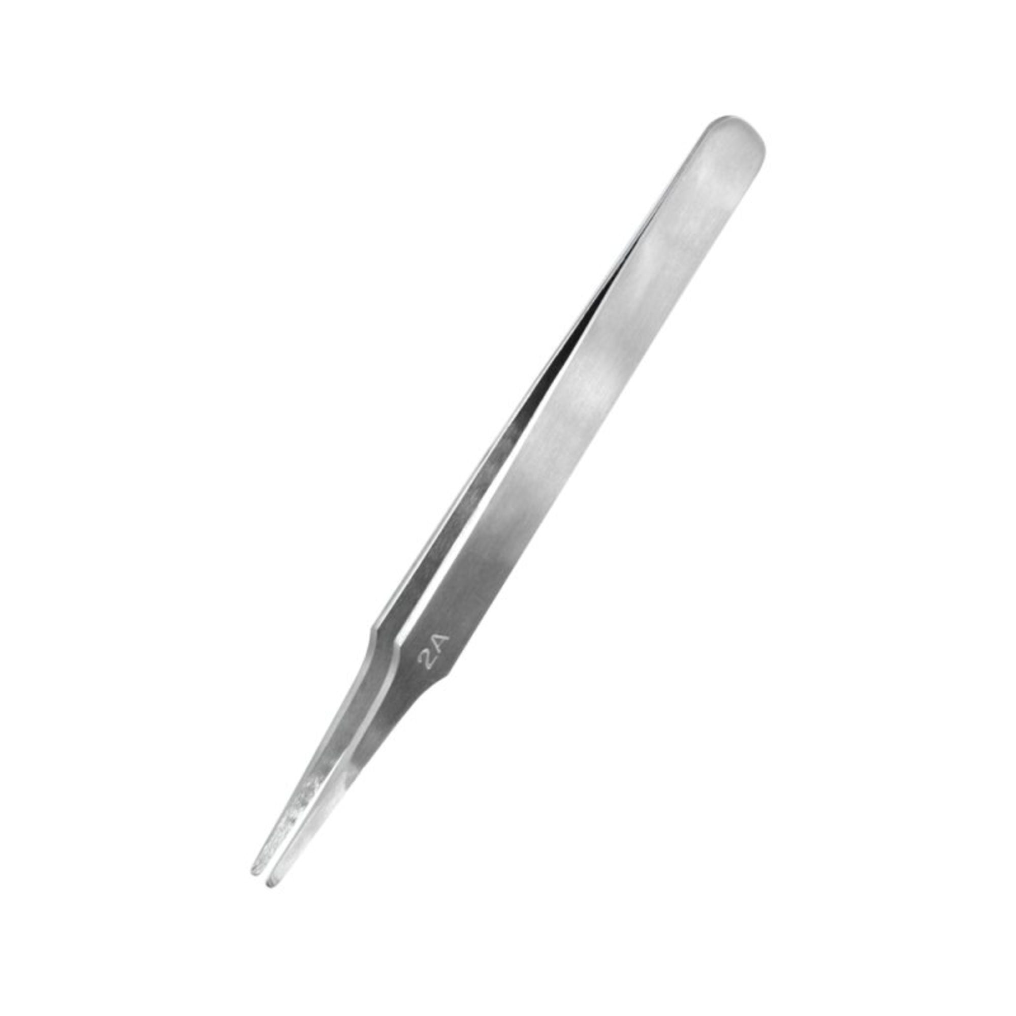 SHSPTW2185-2A [file:SHSPTW2185-2A-1.jpg] Flat Round Stainless Steel Tweezers (PTw2185/2A)