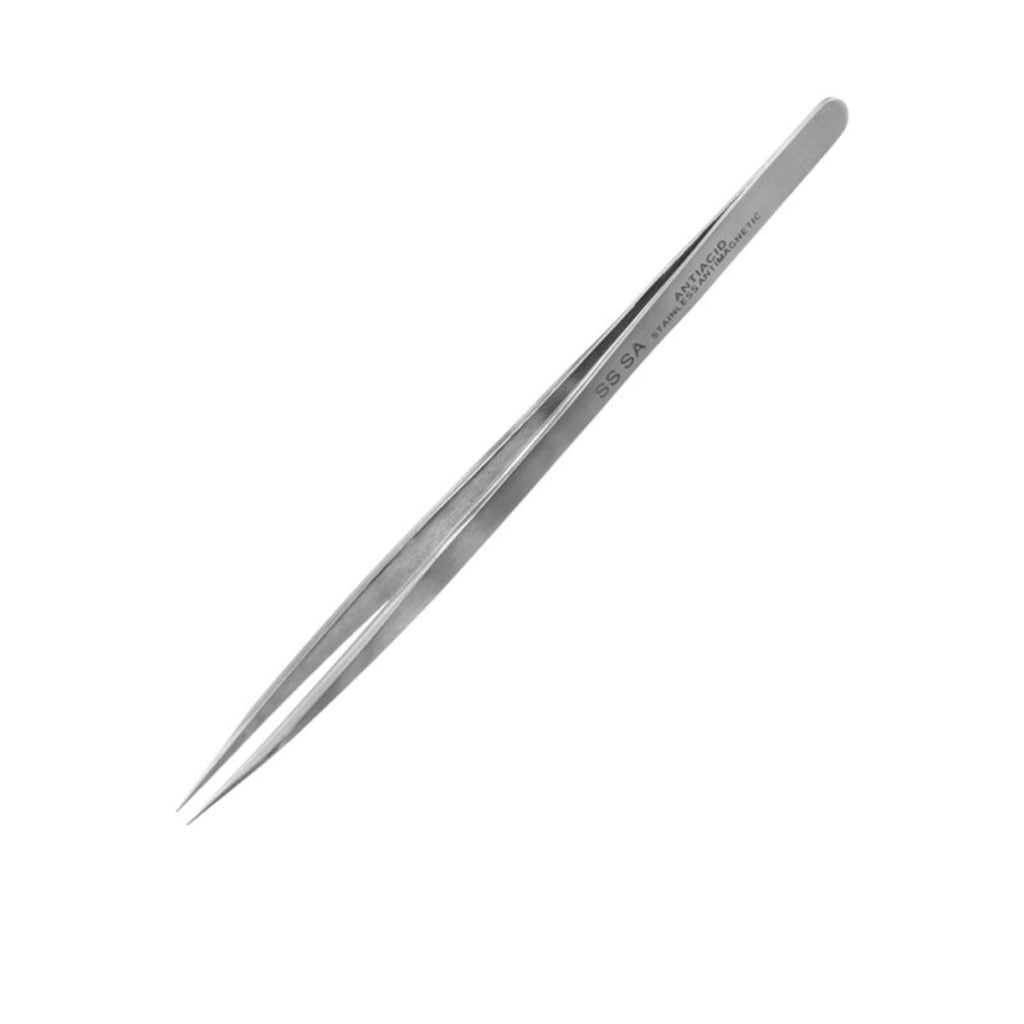 SHSPTW2185-SS-1 [file:SHSPTW2185-SS-1.jpg] Very Fine Stainless Steel Tweezers (120mm) (PTW2185/Ss)