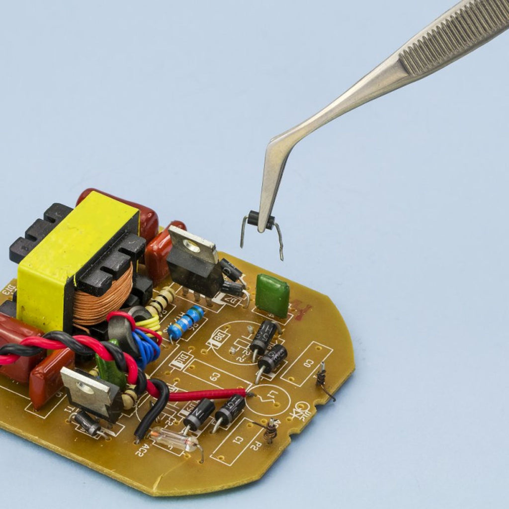 SHSPTW5000-4 4-Piece Stainless Steel Tweezers Set (PTW5000)