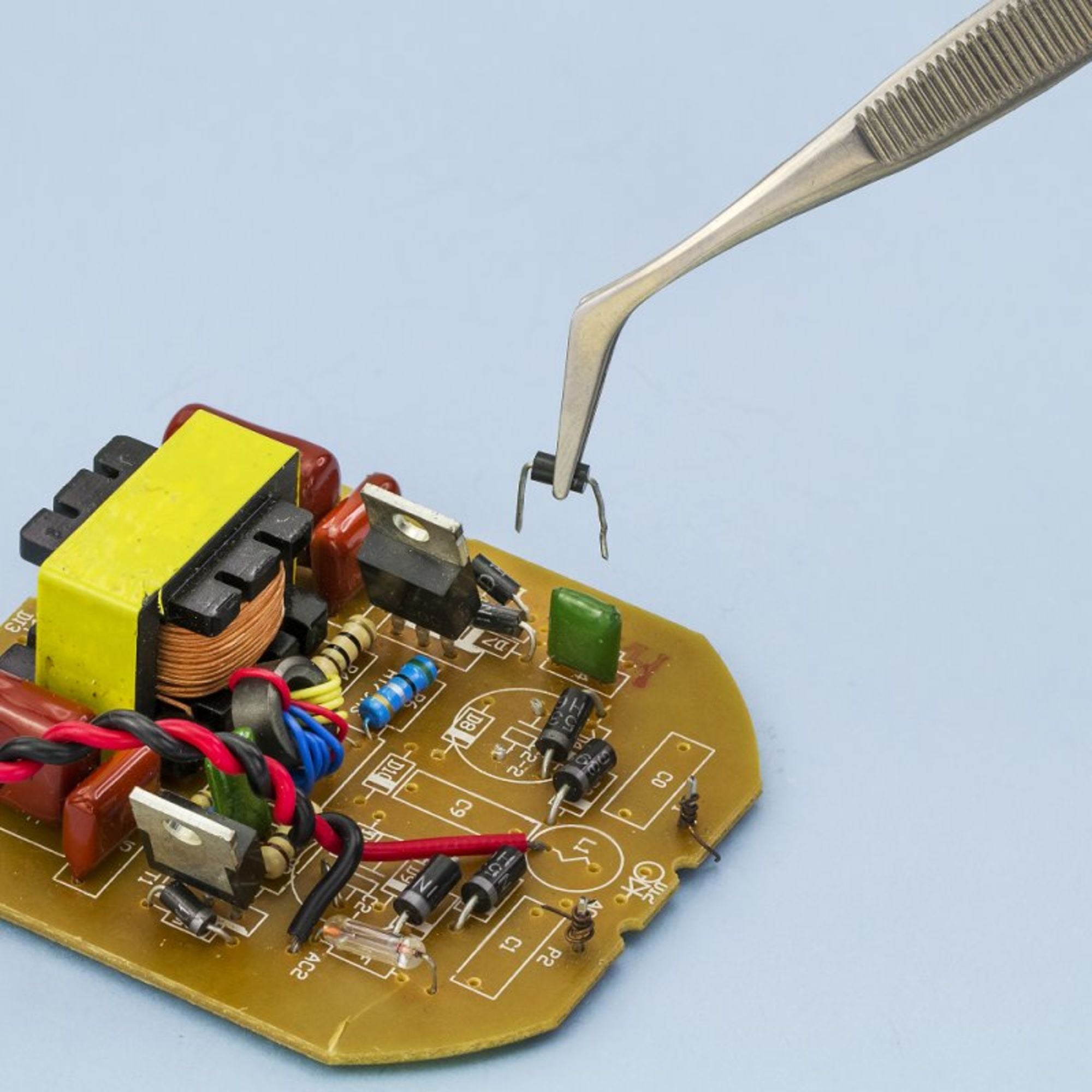 SHSPTW5000-4 4-Piece Stainless Steel Tweezers Set (PTW5000)