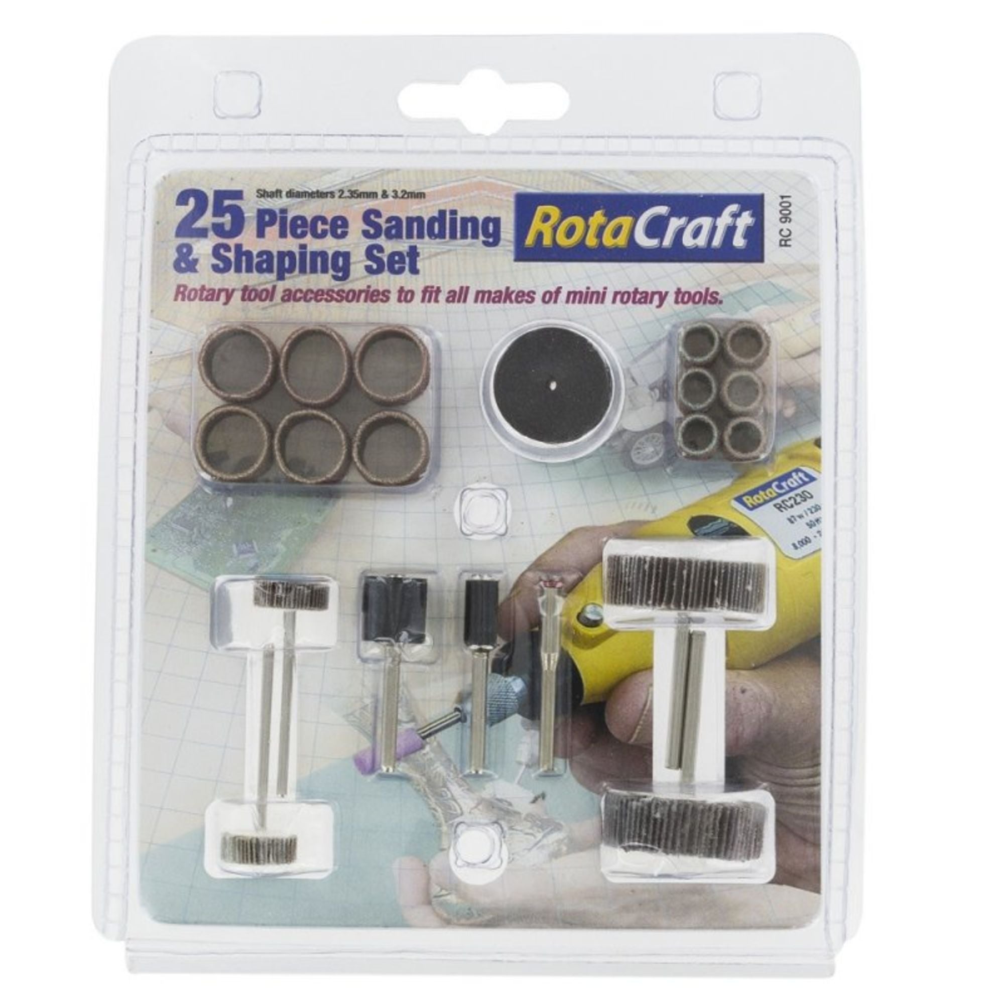 SHSRC9001-1 [file:SHSRC9001-1.jpg] Sanding & Shaping Set (25 pcs) R/C9001