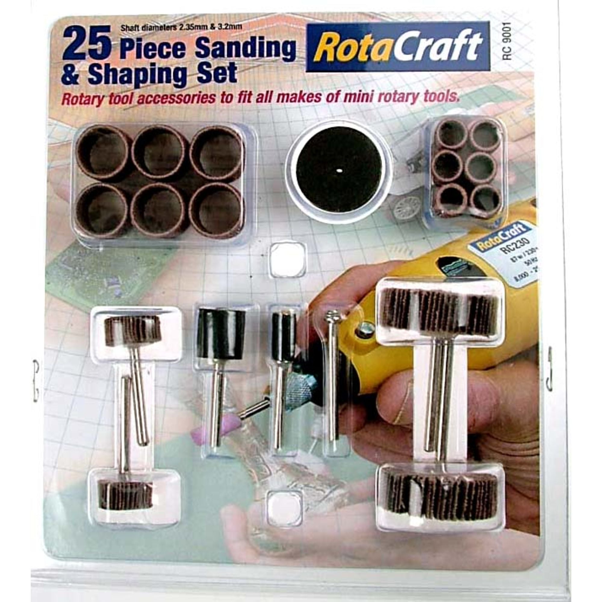 SHSRC9001-2 [file:SHSRC9001-2.jpg] Sanding & Shaping Set (25 pcs) R/C9001