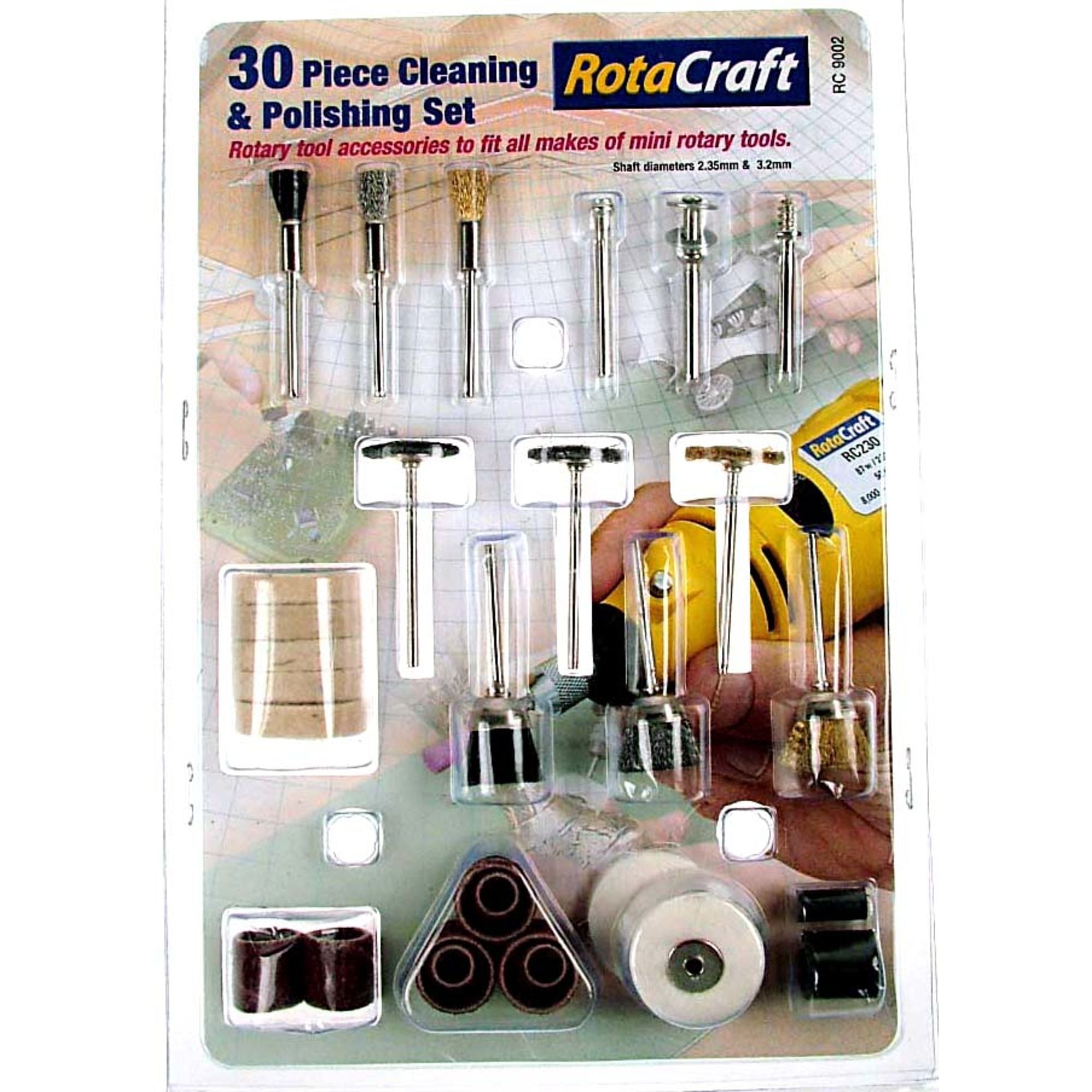 SHSRC9002-2 [file:SHSRC9002-2.jpg] Cleaning & Polishing Set (30 pcs) (R/C9002)