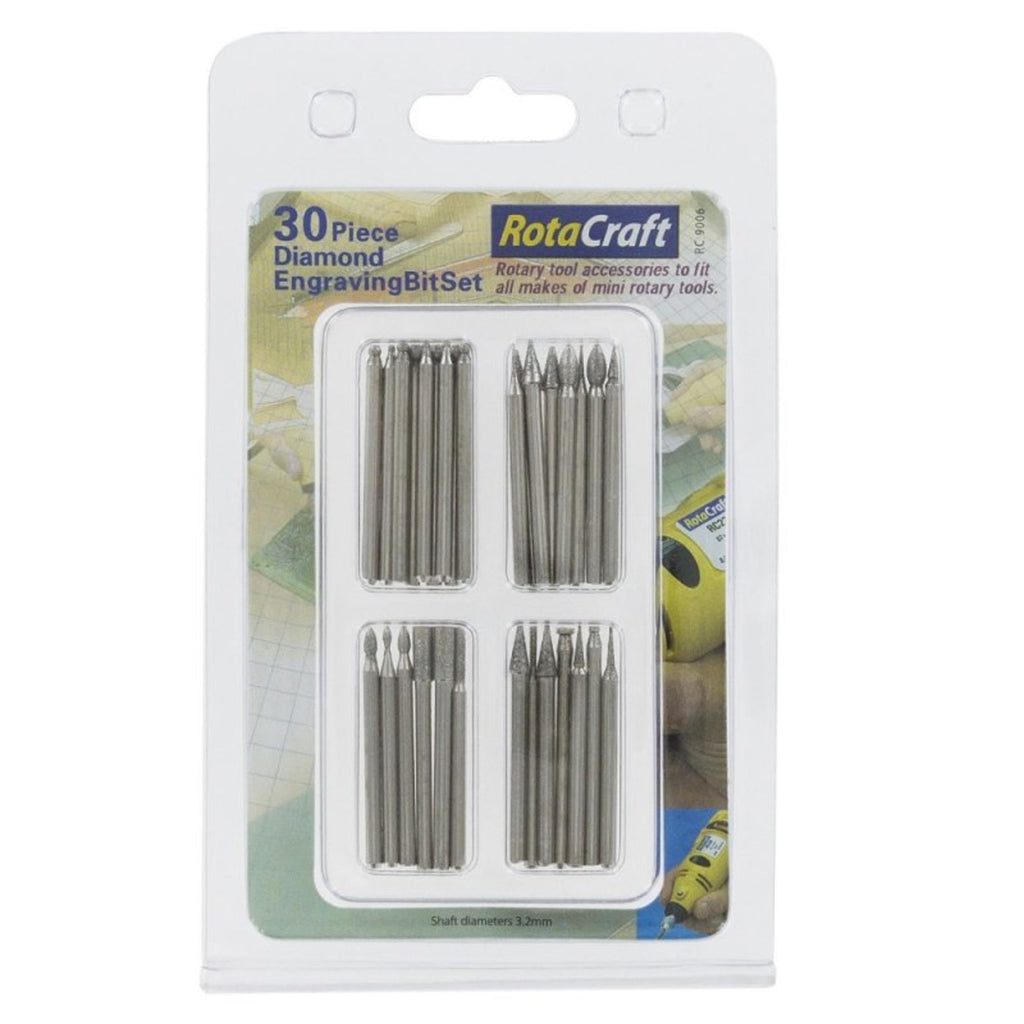 SHSRC9006-1 [file:SHSRC9006-1.jpg] Diamond Engraving Bit Set (30 pcs) R/C9006