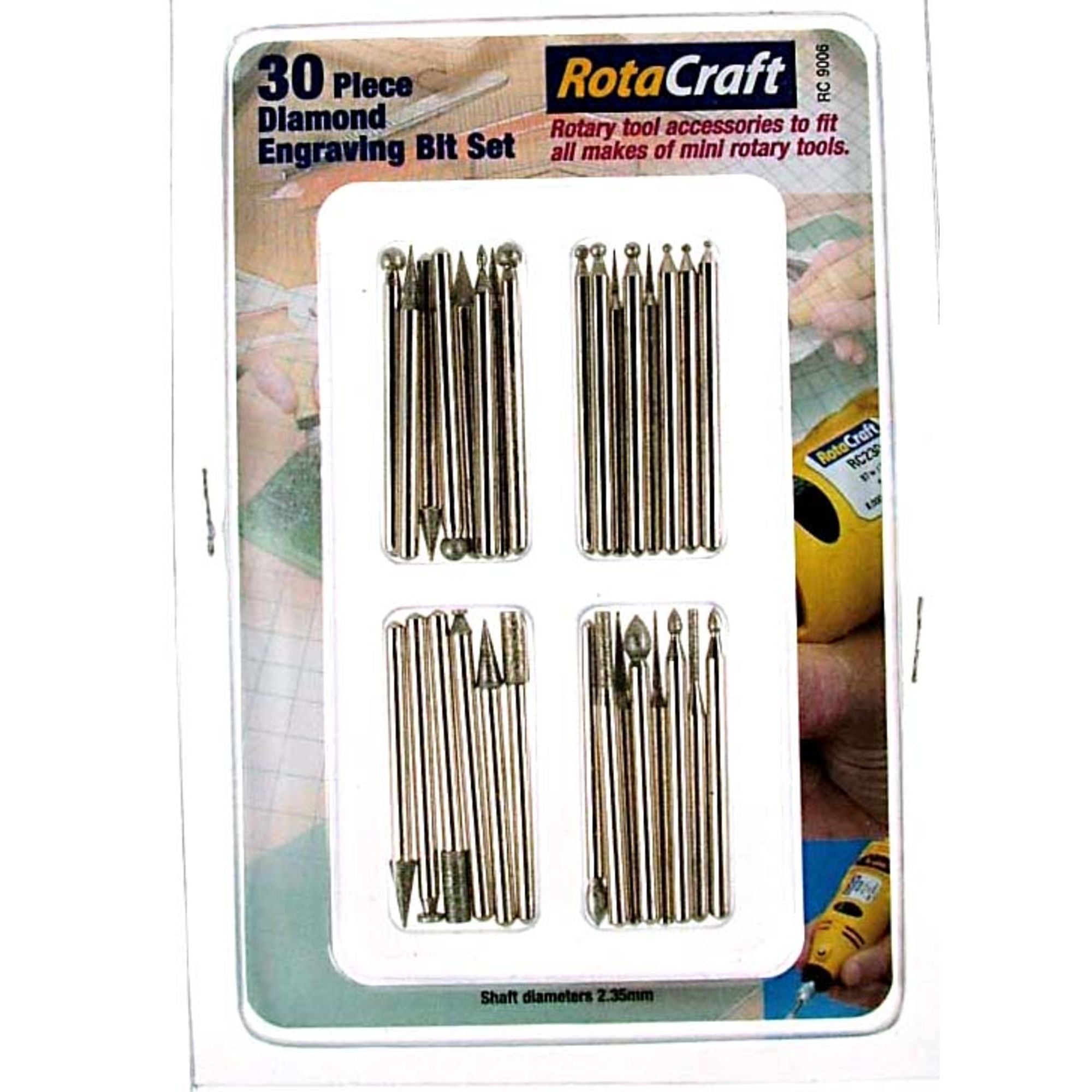 SHSRC9006-2 [file:SHSRC9006-2.jpg] Diamond Engraving Bit Set (30 pcs) R/C9006