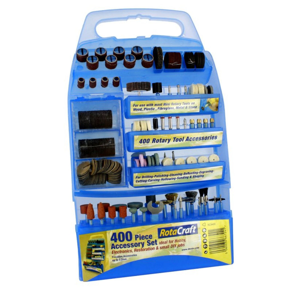SHSRC9400-1 [file:SHSRC9400-1.jpg] Rotary Tool Accessory Set (400 pcs) R/C9400