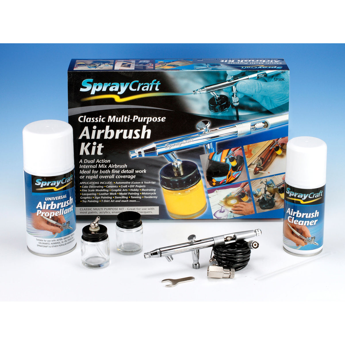 SP50K Multi Purpose Airbrush Kit (Dual Action)